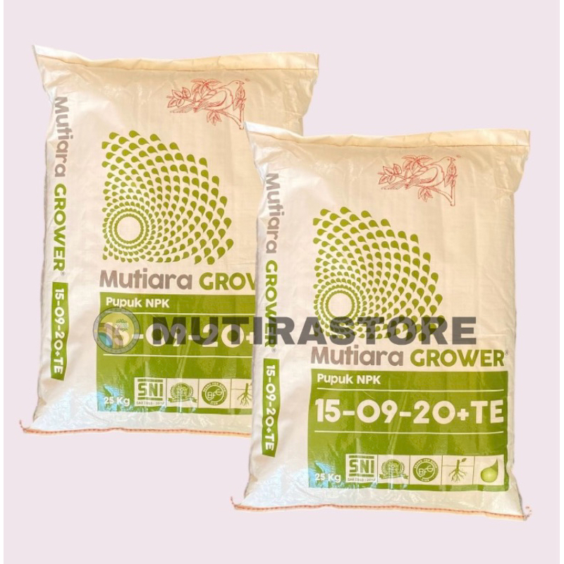 Pupuk Meroke Npk Mutiara Grower 25 Kg Kemasan Pabrik