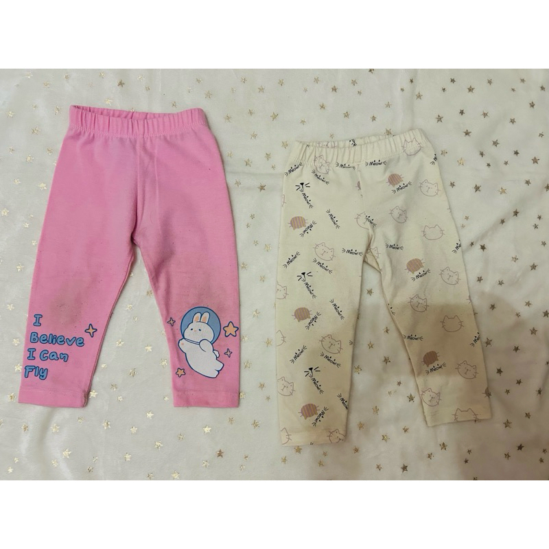 Preloved Celana Legging bayi merek pipiniko 3-6 bulan