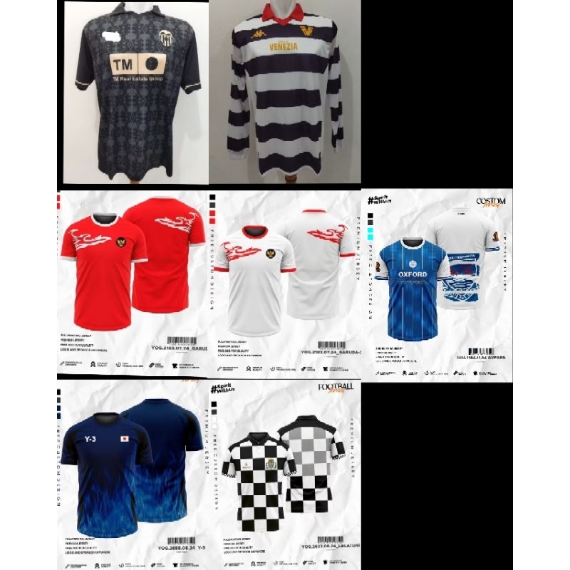 Jersey Timnas Indonesia U19 Nusantara/Jersey Valenciaa 2024/Jersey Boavista 2018/Jersey Japan 2024 Y