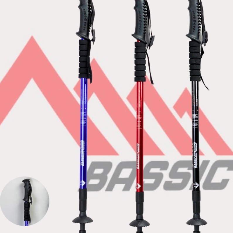 Super Istimewa  TREKKING POLE TONGKAT PENDAKI 135CM  TONGKAT HIKING 135CM tracking pole trekking pol