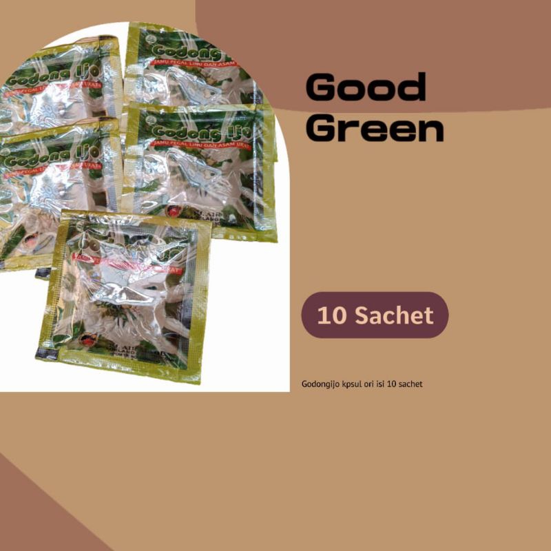 Kapsul Herbal AM Godgreen isi 10 Sachet