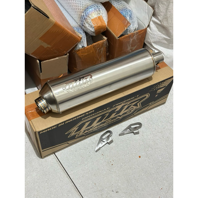 SILINCER STANDAR RACING MHR EXHAUST STAINLES STELL ORIGINAL