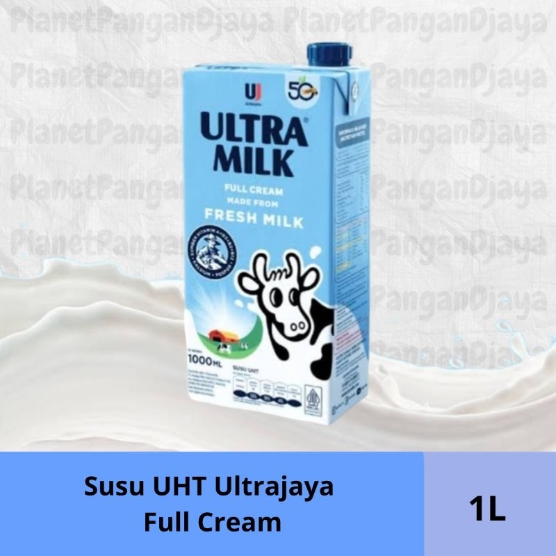 

Susu UHT Milk Ultrajaya Full Cream 1 L