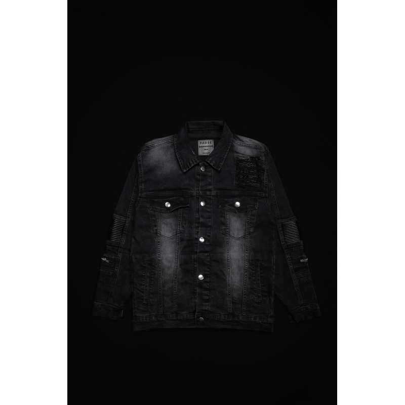jacket denim fause