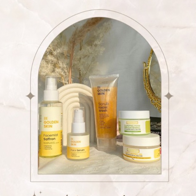 SKINCARE BE GOLDEN SKIN KROYA / SERUM BE GOLDEN SKIN / TONER BE GOLDEN SKIN / MOISTURIZER BE GOLDEN 