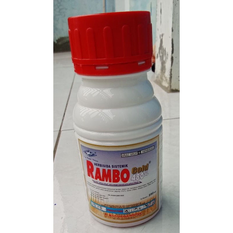 Rambo Goal 480SL 250ml Herbisida sistemik pembasmi gulma rumput