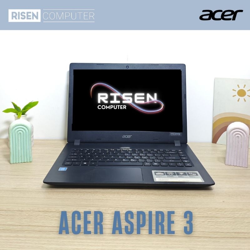 Second LAPTOP ACER ASPIRE 3 Intel Pentium silver N5000 RAM 8GB SSD 256GB Notebook 14inch Seken Bekas