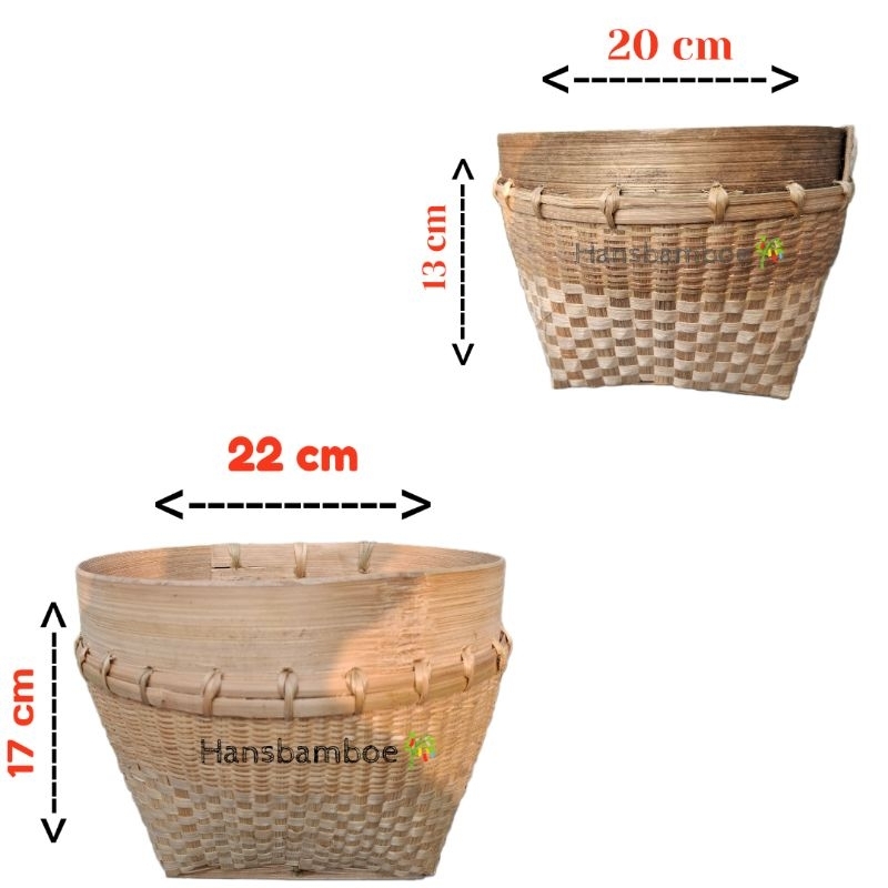 Rinjing halus wadah nasi anyaman bambu bilahan halus kecil2/tenggok/senik/ceting nasi bambu Harga te