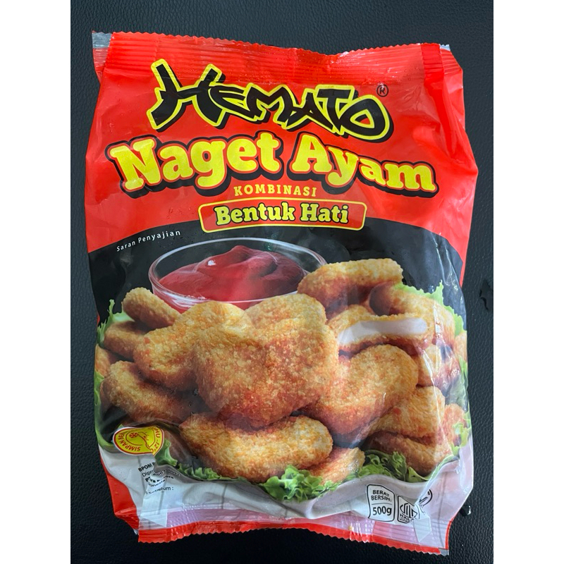 

Hemato Chiken Nugget Bentuk Hati 500gram