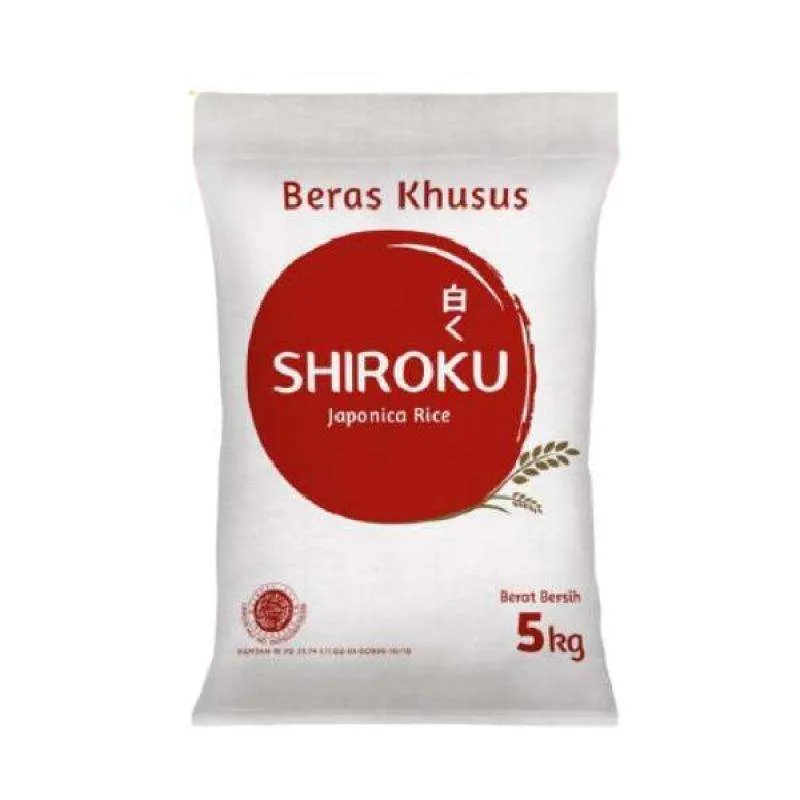 

BERAS SHIROKU KHAS JEPANG 5 KG | BERAS JAPONICA TARABAS