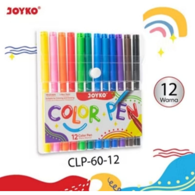Spidol 12 Warna Joyko