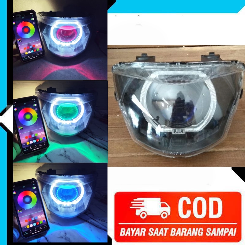 Lampu Biled Mio J Dan Mio Gt Paket Lengkap Super Terang