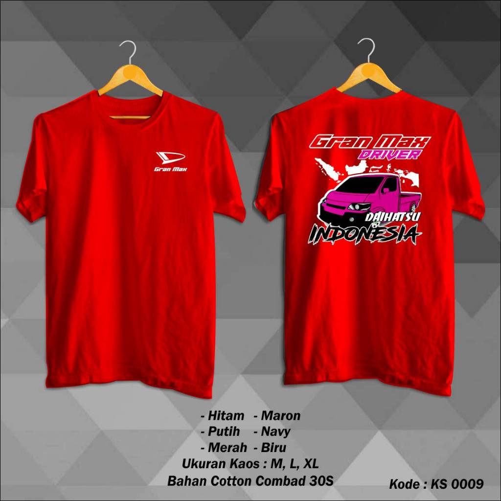 Kaos Dsitro Baju Grand Max Driver Indonesia