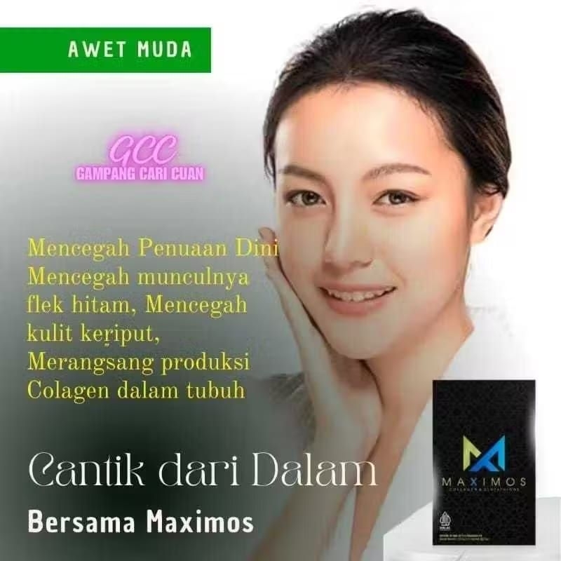 

MAXIMOS - SUSU COLLAGEN & GLUTAGHIONE Susu Kesehatan dan Kecantikan