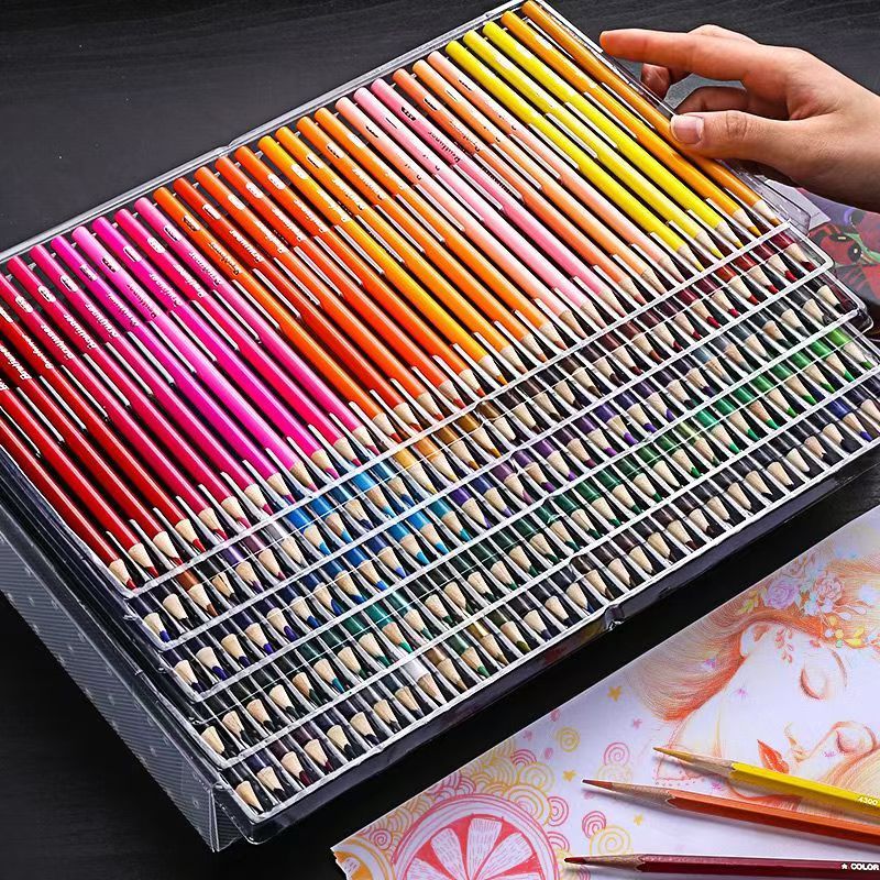 

OBOS Oil Pencil Color Pensil Warna Minyak 48/72/120/150/200 Pencil Color Set High Grade Oil Pencil