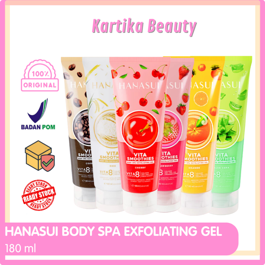 HANASUI BODY SPA GEL PERONTOK DAKI BODI SPA JEL PERONTOK DAKI