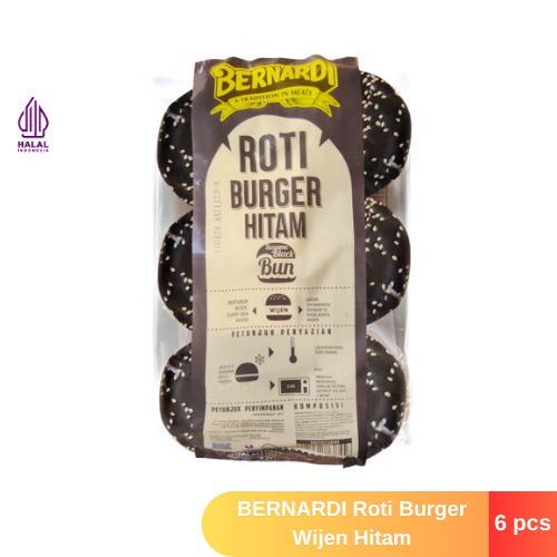 

Bernardi Roti Burger Wijen Hitam isi 6