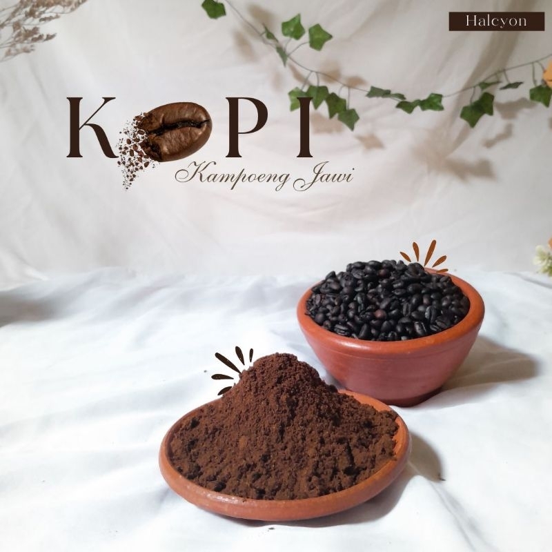 

Kopi Bubuk Hitam Kampoeng Jawi 110 g/Kopi Bubuk Alami/Kopi Bubuk Hitam