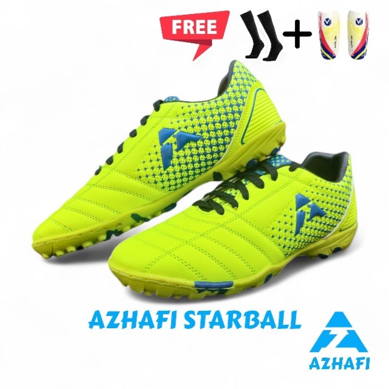 Azhafi - Sepatu Futsal Mini Soccer Azhafi Azhari Star Ball Original Ori Stabilo Sol Gerigi Bonus Kao