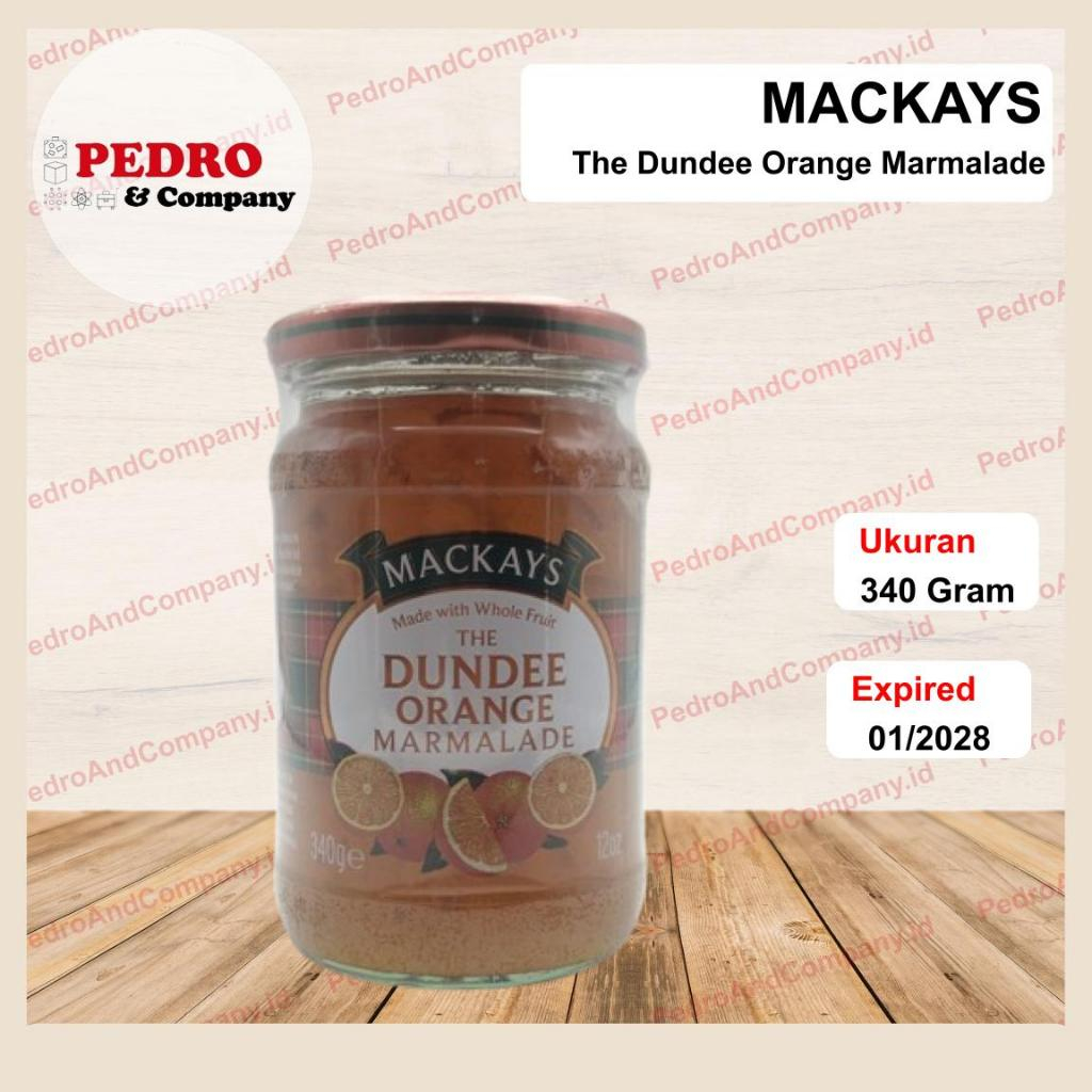

Mackays dundee orange marmalade 340 gram - selai roti jam spread