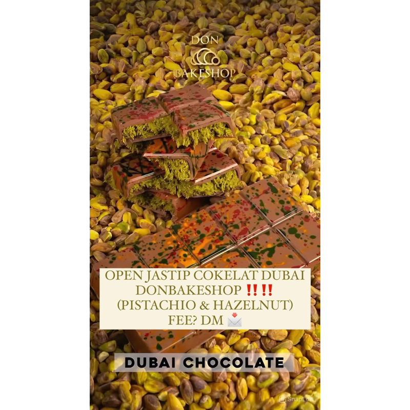 

Jual ready stock coklat dubai donbakeshop orginial