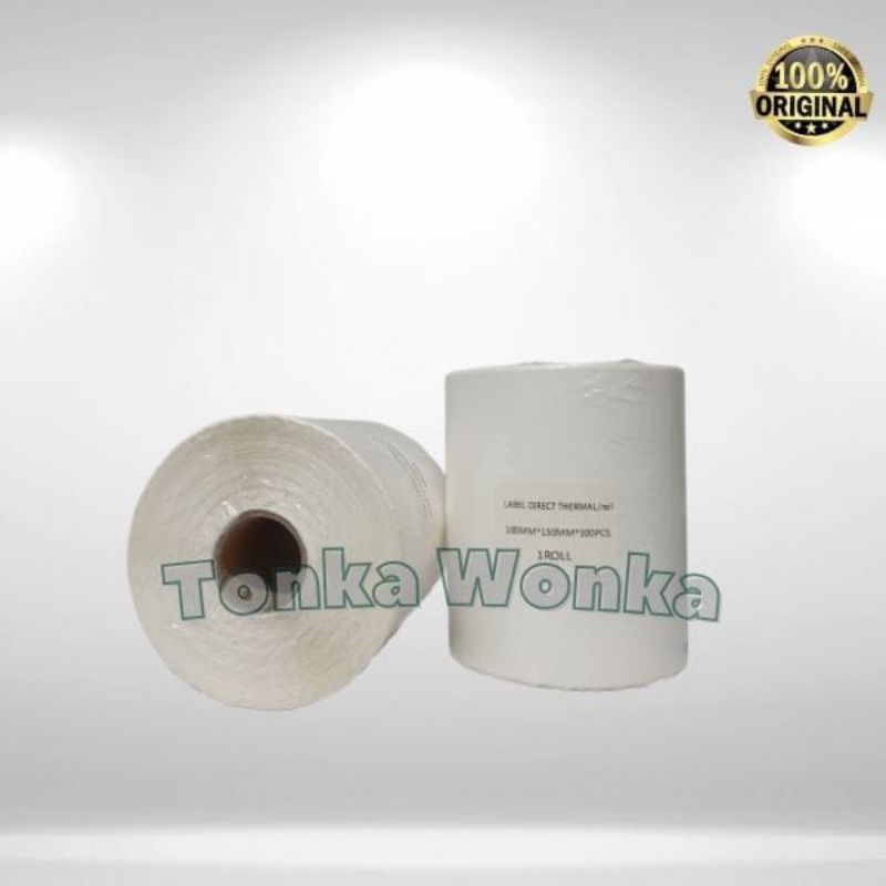 

Kertas Label Sticker Thermal 100 x 150mm A6