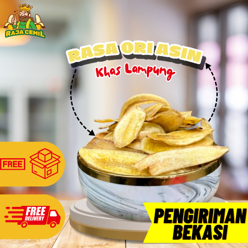 

Keripik Pisang Kepok Tipis Asin Gurih Asli Lampung