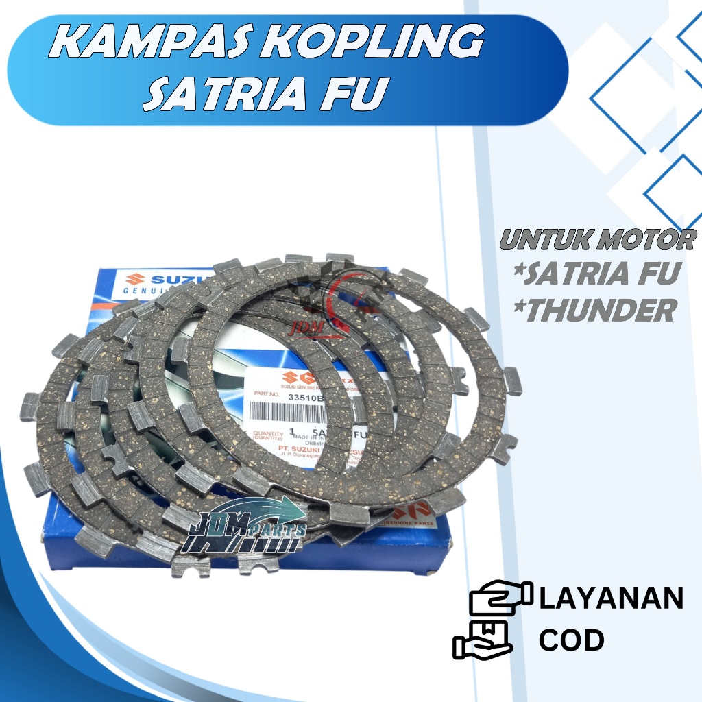 KAMPAS KOPLING SATRIA FU 150 KARBU / THUNDER / KAMPAS PLAT PELAT KOPLING SATRIA FU 150 / THUNDER / K