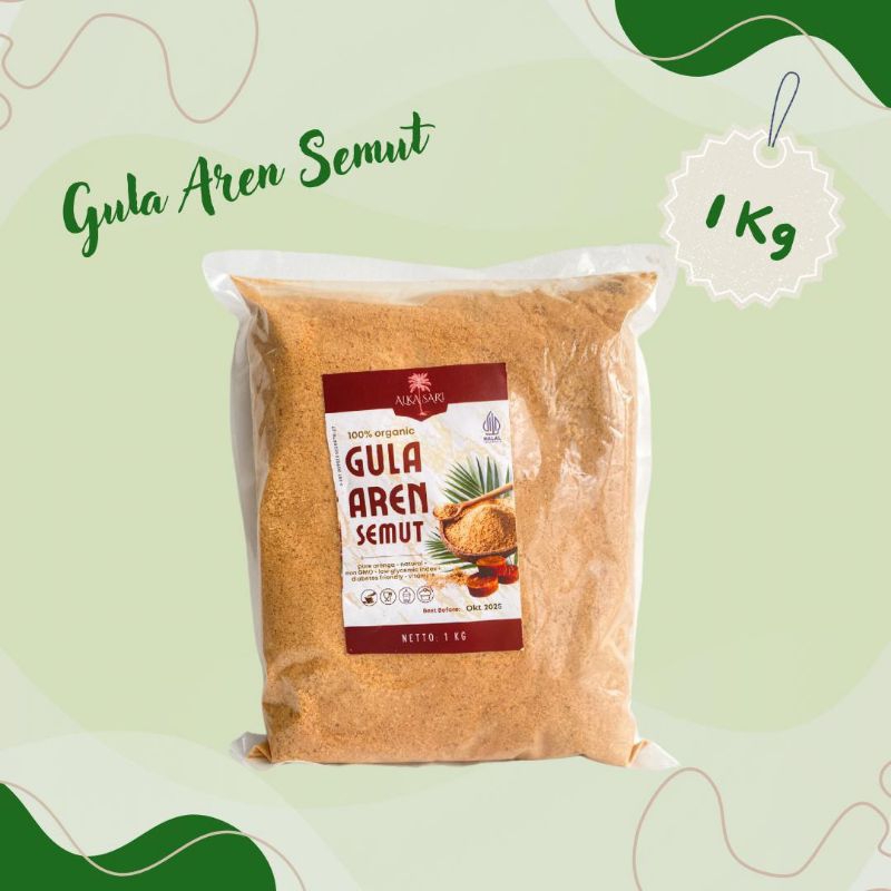 

GULA AREN SEMUT 1KG NIRA AREN 100% ORGANIK