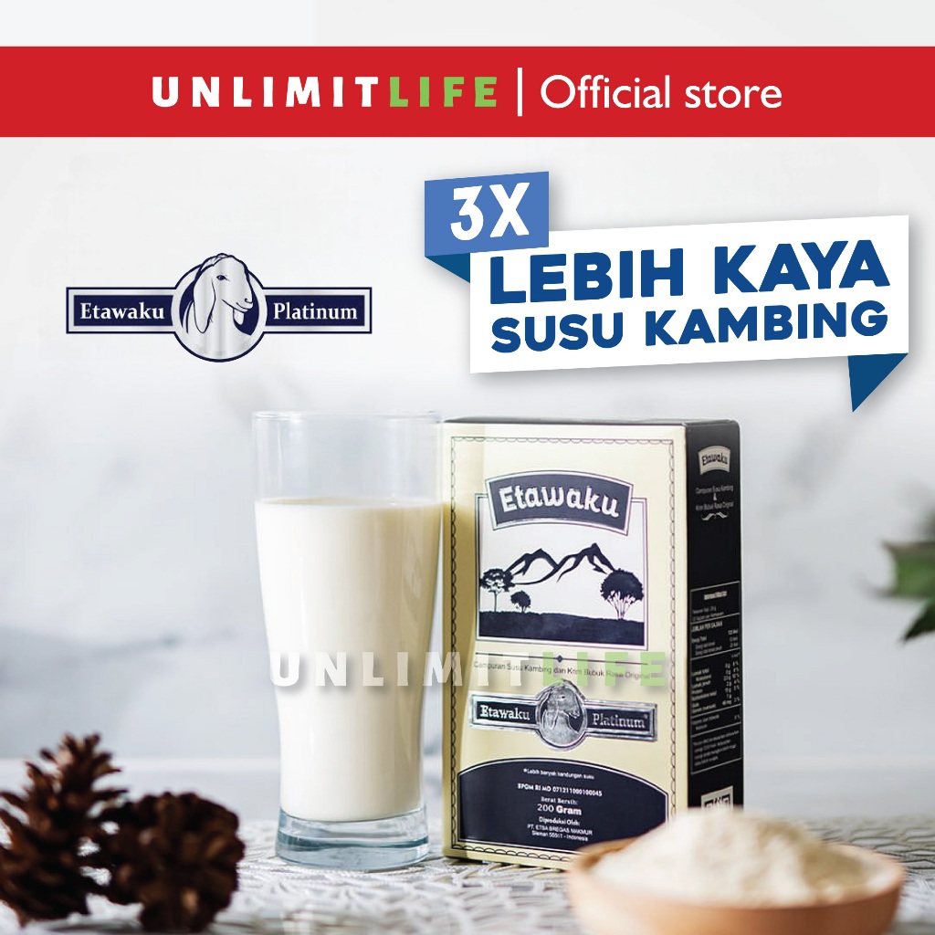 ETAWAKU PLATINUM Susu Etawa Kambing Provit Murni Untuk Gangguan Pernapasan Asma Bronkitis Pneumonia