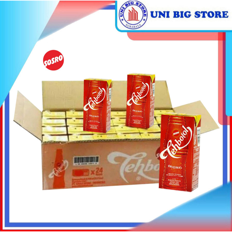 

Teh Botol Sosro Kotak Orignal Melati 300 ml x 24 pcs DUS Jasmine Tea 300 ml