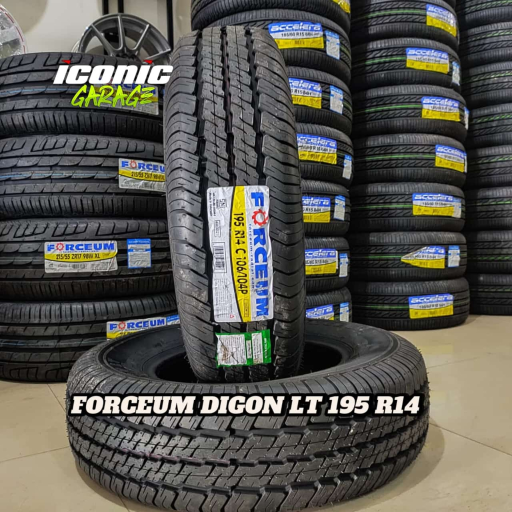 jual ban tubles forceum 195C ring 14 khusus muatan cocok buat mobil granmax,cary,l300,l200,