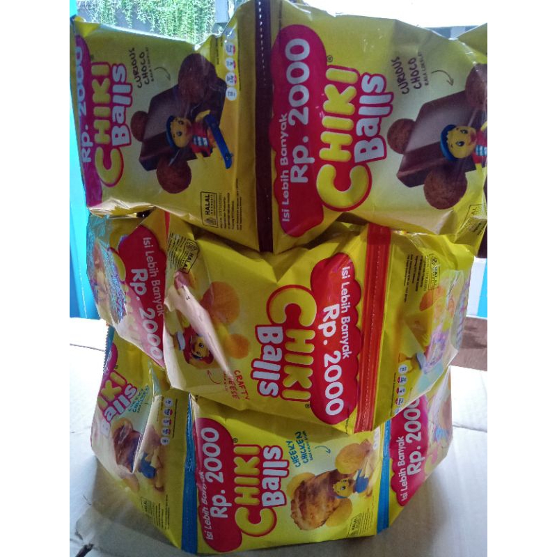 

Chiki balls Rasa Ayam/ Rasa Keju/ Rasa Coklat Renceng (10 Pcs×16 gr)