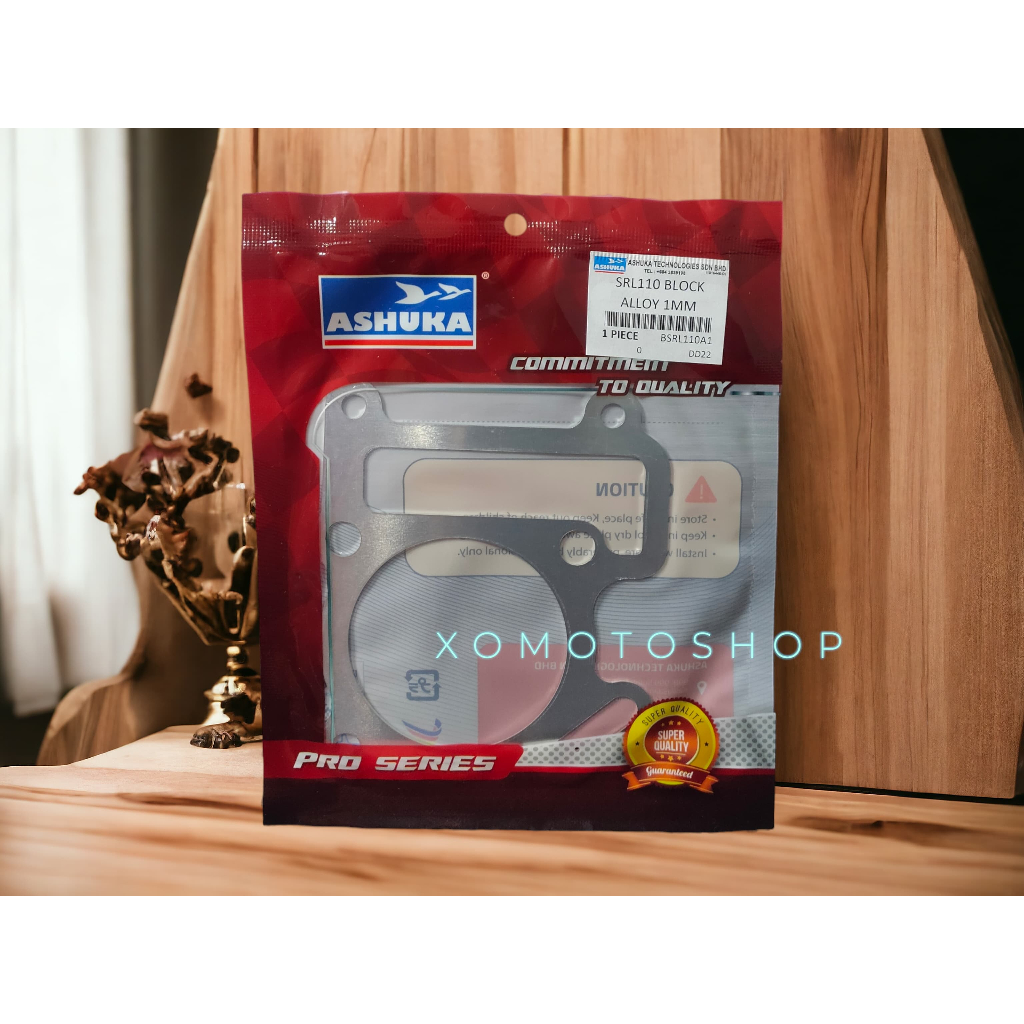 PAKING BLOK BAWAH ALLOY 0.5 1 MM JUPITER Z 110 ASHUKA RACING