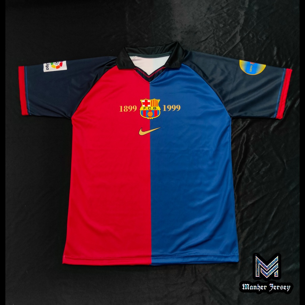 JERSEY BARCELONA 1998 1999 RETRO FULL PRINTING