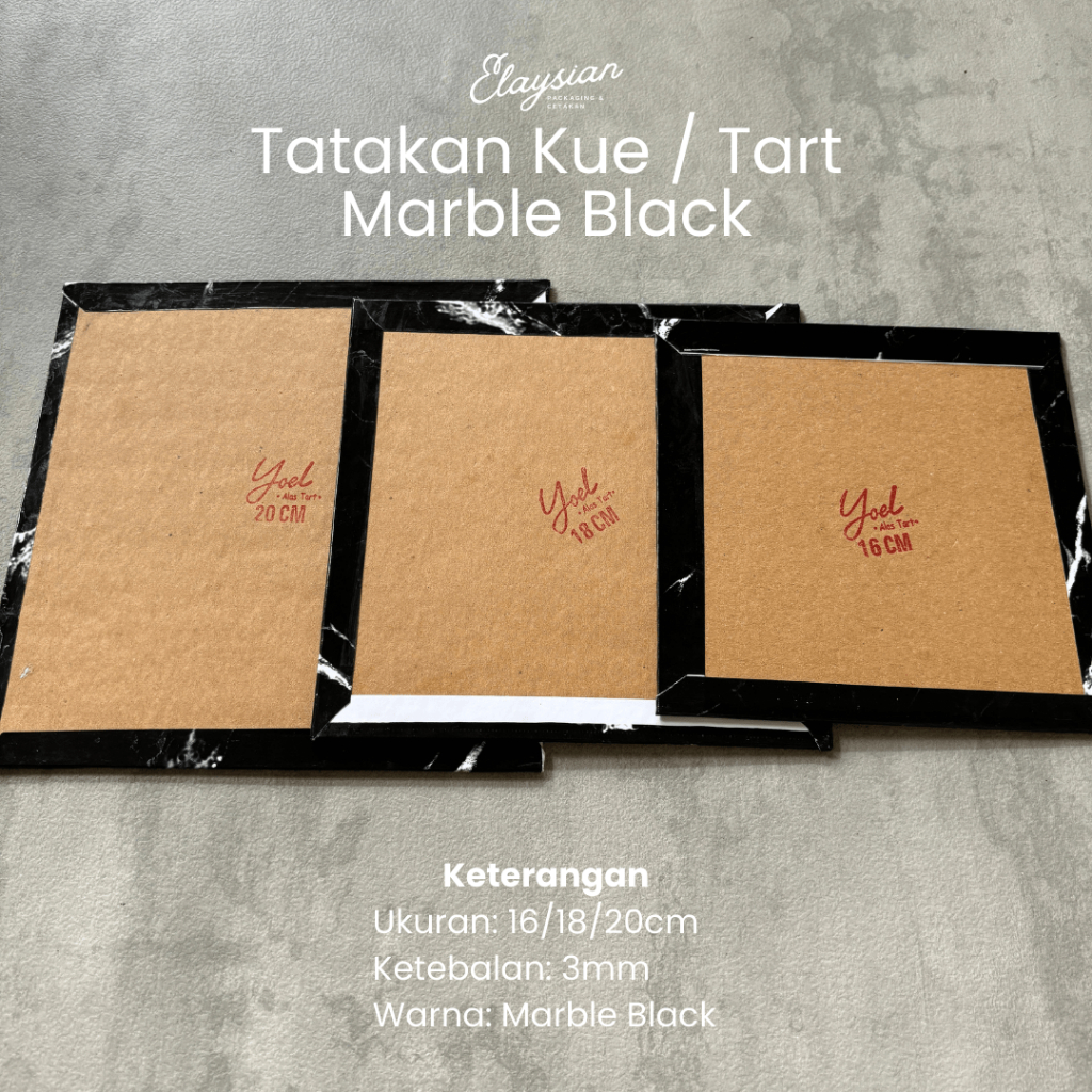 Alas Kue / Tatakan Kue Tart Kotak