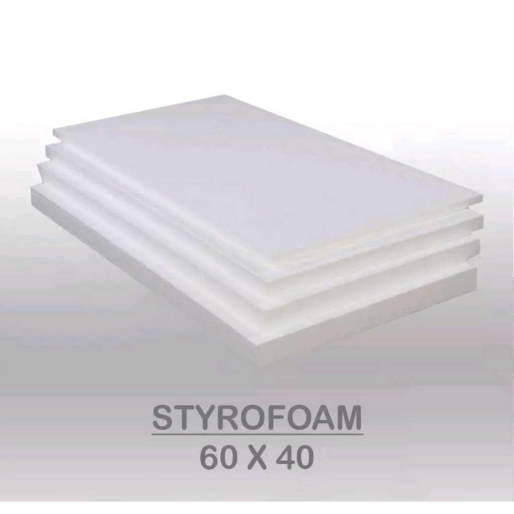 [40X60] Styrofoam Mading Polos / Sterofoam Dekor uk / Papan Styrofoam Gabus Lembaran/ Gabus/ stereof