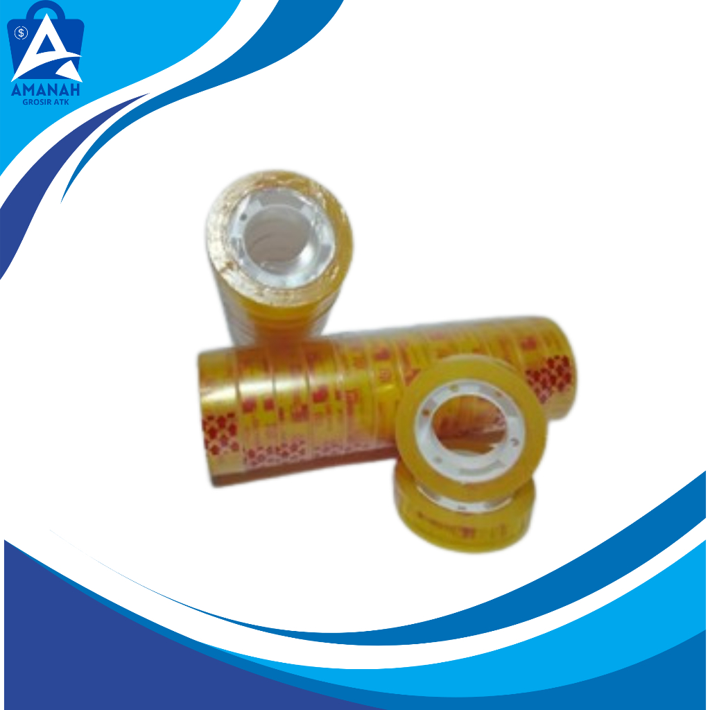 

Isolasi Nachi / Stationary Tape / Isolasi Kado / Isolasi Bening 10 Yard, 25 Yard