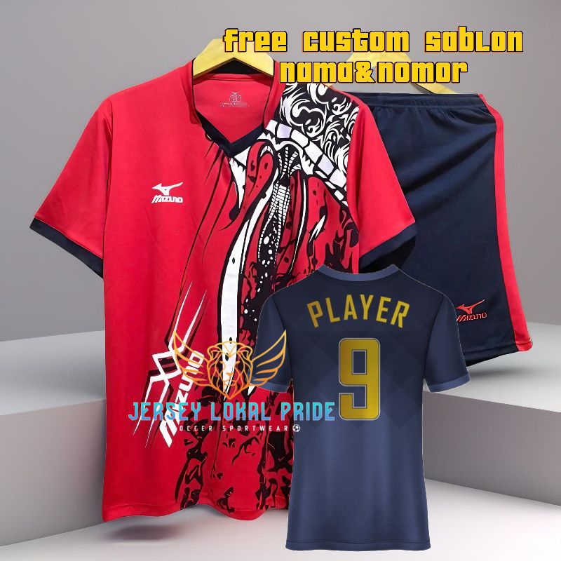[FREE SABLON] Jersey Badminton Wanita - Baju badminton Pria - Jersey Badminton Dryfit Set Baju Denga