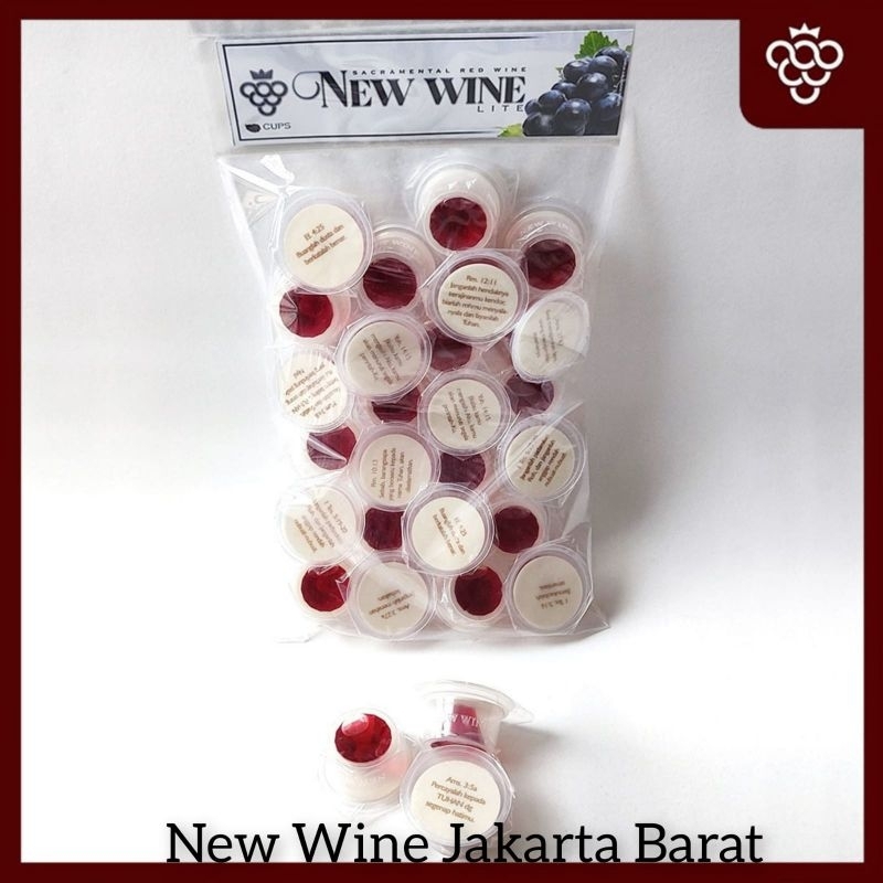 

Paket Ekslusif Anggur Perjamuan Kudus Lite + Hosti Ayat Besar - Isi 25