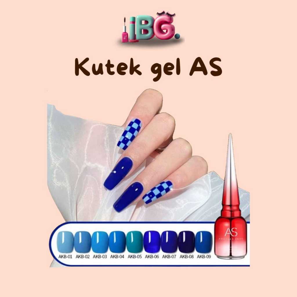 Kutek Birel Kutek Biru Elektrik Kutek Biru Navy AS AS Klein Blue Edition AS Blue AKB Edition Navy Blue Nail G AS