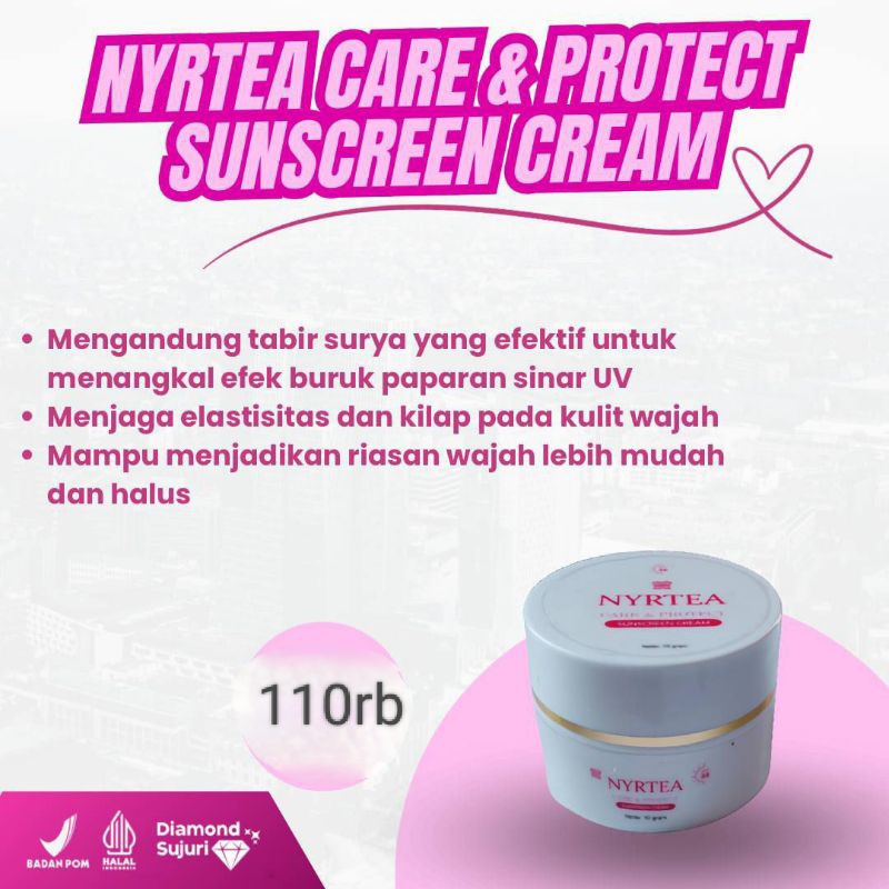 nyrtea sunscreen cream