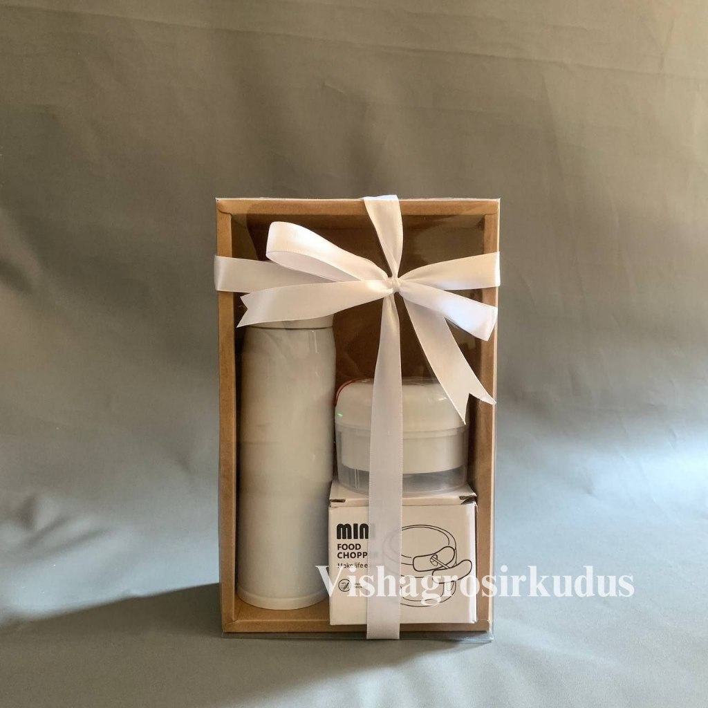 Hampers Gift Set 09 | Termos Niagara dan Blender Mini Portable Souvenir Cantik