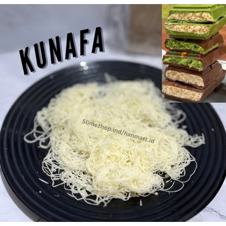 

KUNAFA ARAB KUNAFA KATAIFI KUNAFE COKLAT DUBAI (LOKAL) 100GR