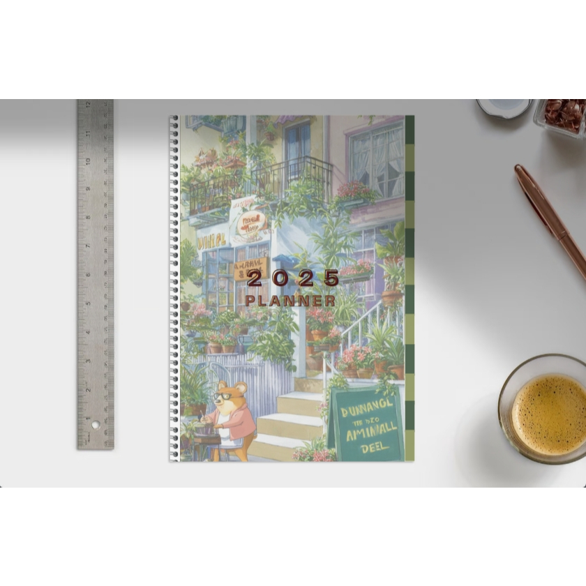 

XYESIGN - DIGITAL PLANNER 2025 - NOTEBOOK Animal Shop