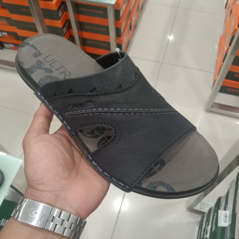 CROCODILE SANDAL KULIT | SANDAL SLIP ON PRIA ORIGINAL | ORIGINAL