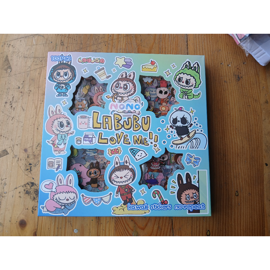 

[PT] ISI 100 LEMBAR STIKER BOX/STICKER ANTI AIR KOREA/STIKER MASU MOTIF LABUBU 669-30