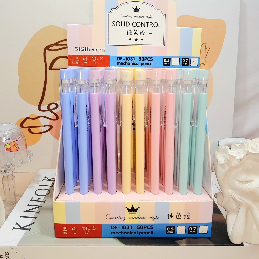 

Pensil Cetek Mekanik Makaron 2B Uk 0,7mm Free Penghapus Harga Termurah / Pensil Mekanik ukuran 0,7 MM warna pastel makaron Alat Tulis Sekolah dan Kantor Best Quality bisa Grosir dan COD