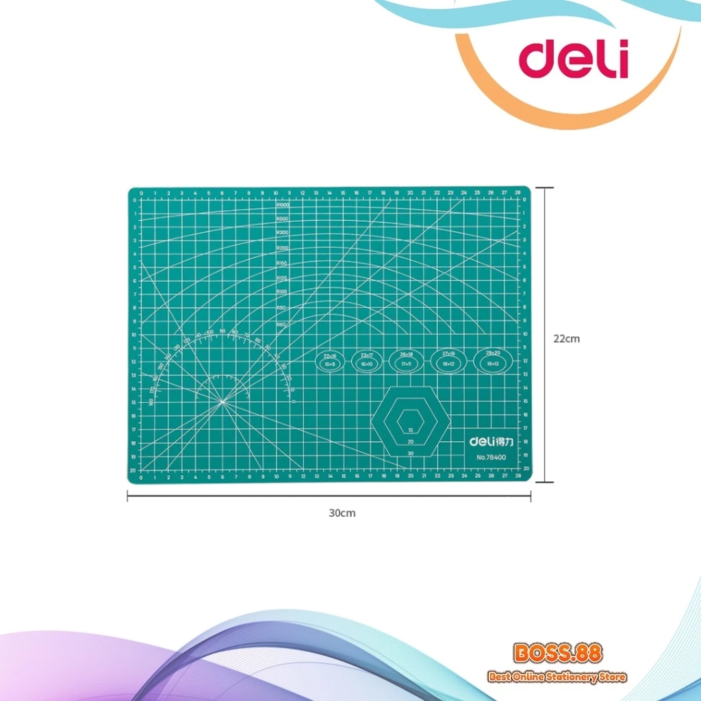 

CUTTING MAT / ALAS PEMOTONG A4 DELI 78400 (1 PCS)