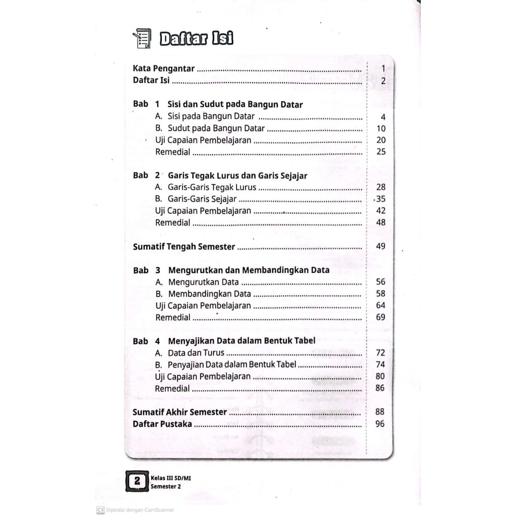 BUKU LKS MATEMATIKA KURIKULUM MERDEKA KELAS 3 SD/MI SEMESTER 2